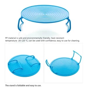 🎁 Deux achetés un offert 🍽️ Plateau Pliable 2-en-1 pour Micro-ondes – Réchauffe Deux Plats Ensemble | Poignées Cool-Touch | Silicone Alimentaire Sans BPA✨