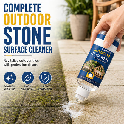 🥳💞50 % DE RÉDUCTION ! Nettoyant pour pierres et terrasses – Sa formule à pénétration profonde élimine la saleté incrustée et la mousse. Barrière protectrice longue durée – garde les surfaces propres pendant des mois ! 🌟💪