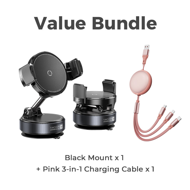 🚗 50% DE RÉDUCTION ! 🧲 Support Voiture Magnétique Réglable avec Base à Ventouse – Aimants N55 Puissants, Rotation 1080° & Fixation Instantanée – Compatible Universel avec Tous les Smartphones 📱