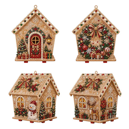🔥 50% DE RÉDUCTION ! ✨Kit de peinture de Noël « Pearl Art » en 3D à réaliser soi-même