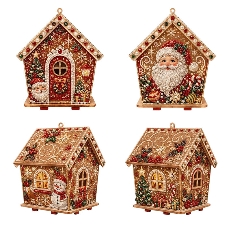 🔥 50% DE RÉDUCTION ! ✨Kit de peinture de Noël « Pearl Art » en 3D à réaliser soi-même