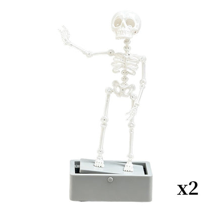 ⏳🔥50 % DE RÉDUCTION POUR UNE DURÉE LIMITÉE ! ⏰💧Bubbler pour aquarium « Squelette dansant »💀