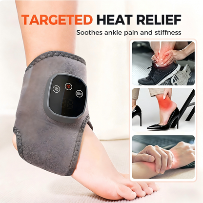 Appareil de massage portable pour la cheville avec fonction chaleur et vibration