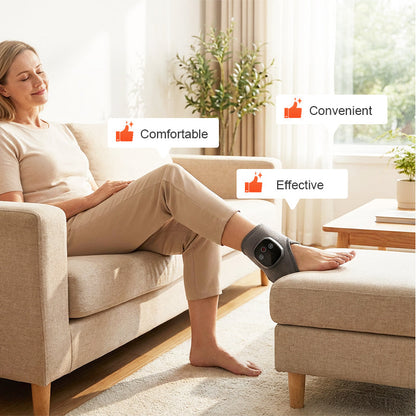 Appareil de massage portable pour la cheville avec fonction chaleur et vibration