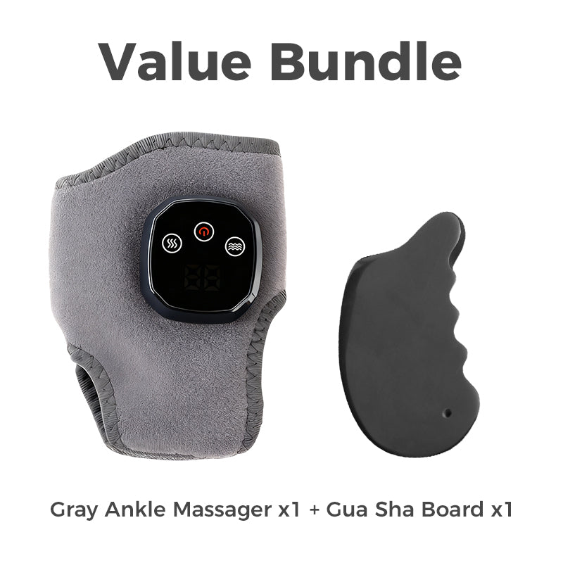 Appareil de massage portable pour la cheville avec fonction chaleur et vibration