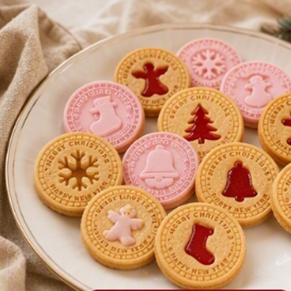 🏆 57 % DE RÉDUCTION EN CE MOMENT ! ✨Ensemble de moules à biscuits de Noël festifs