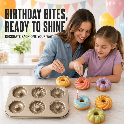 Mini-moule à gâteau Bundt antiadhésif à plusieurs cavités
