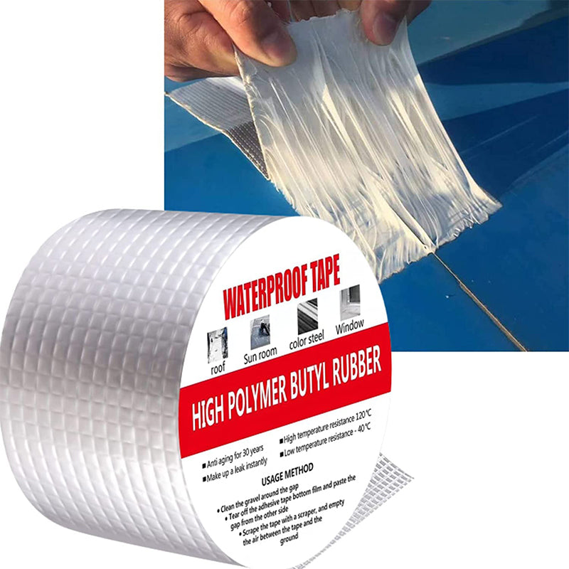 💧🛡️ Bande d'Étanchéité Butyle en Aluminium – Colmatage Immédiat, Étanche et Résistant aux Intempéries