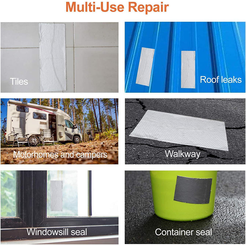 💧🛡️ Bande d'Étanchéité Butyle en Aluminium – Colmatage Immédiat, Étanche et Résistant aux Intempéries