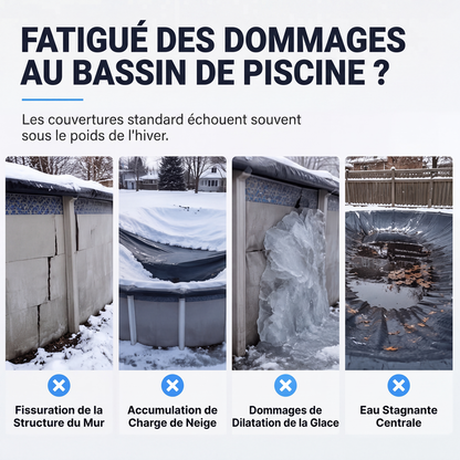 ❄️ PROMO LIMITÉE 57% DE RÉDUCTION ! ✨ Coussin d'Air d'Hivernage pour Piscine – Anti-Gel, Avec Cordes 🛟