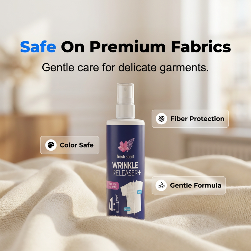 🔥50 % DE RÉDUCTION ! Spray anti-froissures de voyage – Sa formule améliorée lisse en un clin d'œil chemises, costumes et robes, sans repassage ! ✈️✨