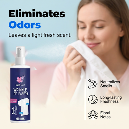 🔥50 % DE RÉDUCTION ! Spray anti-froissures de voyage – Sa formule améliorée lisse en un clin d'œil chemises, costumes et robes, sans repassage ! ✈️✨