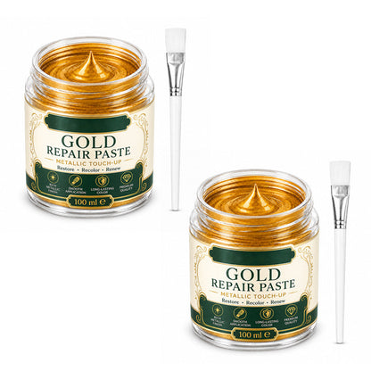 🔥 -50 % PROMO ✨ Pâte de retouche pour peinture métallisée 🖌️ Or ou argent, application facile au pinceau