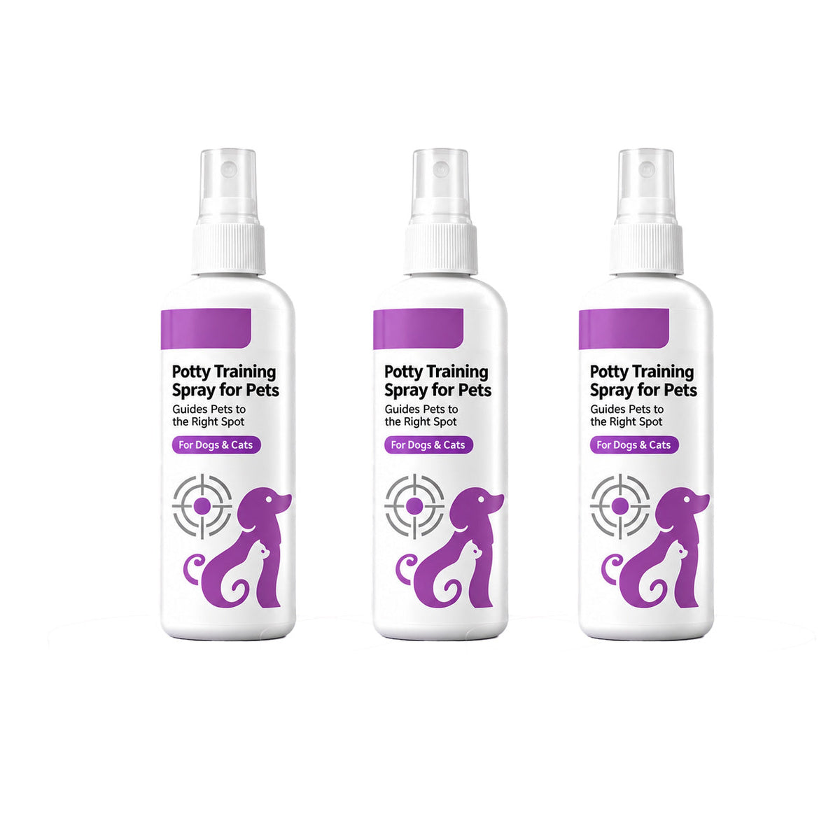 Spray d'apprentissage de la propreté pour chiens et chats