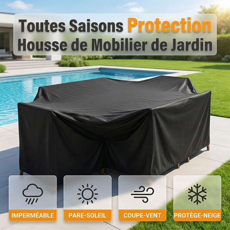 ☀️ 50 % DE RÉDUCTION EN CE MOMENT ! 🛡️Housse extérieure anti-poussière et résistante à l'eau