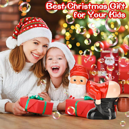 🎁 Nouveautés 2026 : 50 % de réduction 💥 Machine à bulles de Noël « Père Noël » – Génération automatique de bulles d’un simple clic, musique joyeuse et lumières clignotantes – Adorable jouet de Noël pour les enfants et pour s’amuser en famille 🎄