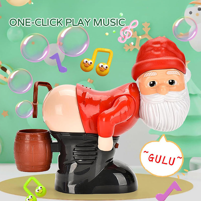 🎁 Nouveautés 2026 : 50 % de réduction 💥 Machine à bulles de Noël « Père Noël » – Génération automatique de bulles d’un simple clic, musique joyeuse et lumières clignotantes – Adorable jouet de Noël pour les enfants et pour s’amuser en famille 🎄