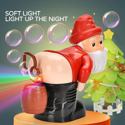 🎁 Nouveautés 2026 : 50 % de réduction 💥 Machine à bulles de Noël « Père Noël » – Génération automatique de bulles d’un simple clic, musique joyeuse et lumières clignotantes – Adorable jouet de Noël pour les enfants et pour s’amuser en famille 🎄