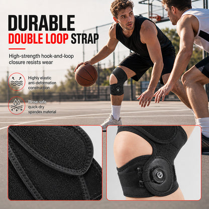 ⏰PROMO LIMITÉE -50%✨Sangle de maintien rotulien🏃Réduit la pression du tendon, parfait pour course et randonnée