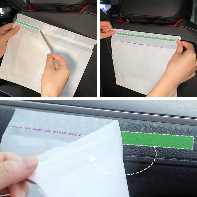 🚗🗑️ Sacs de Nettoyage Auto Autoportants & Auto-Adhésifs – Sans Résidus, Multiusages, Imperméables | Lot de 20 pcs 🌿✅