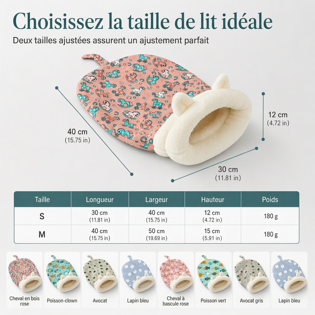 🐈🛏️ Nid-caverne Semi-fermé pour Chats et Petits Chiens – Chaud, Coupe-vent et Douillet pour un Sommeil Profond