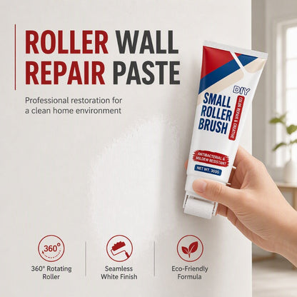 🔥PROMO 60% ! Pâte de réparation murale imperméable 🧱 Avec rouleau intégré, réparation facile sans outils supplémentaires ✨🖌️