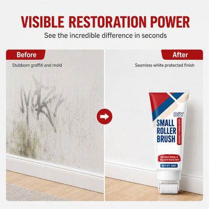 🔥PROMO 60% ! Pâte de réparation murale imperméable 🧱 Avec rouleau intégré, réparation facile sans outils supplémentaires ✨🖌️