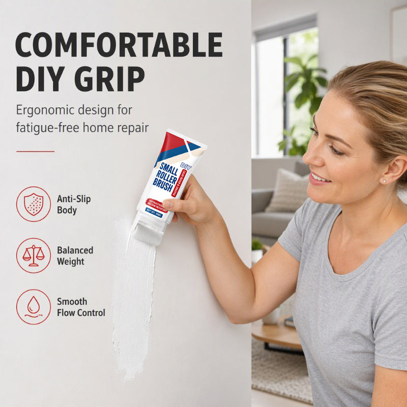 🔥PROMO 60% ! Pâte de réparation murale imperméable 🧱 Avec rouleau intégré, réparation facile sans outils supplémentaires ✨🖌️