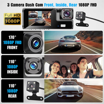 🔥 50% DE RÉDUCTION ! ✨Caméras de Tableau de Bord 1080P pour Voitures