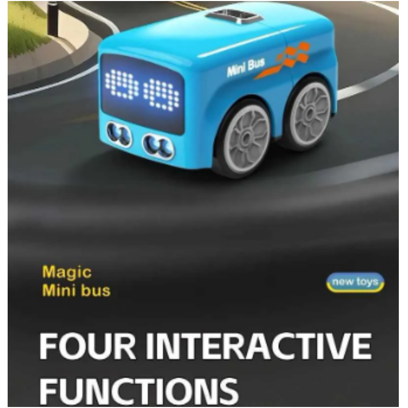 Mini-bus télécommandé intelligent avec affichage LED