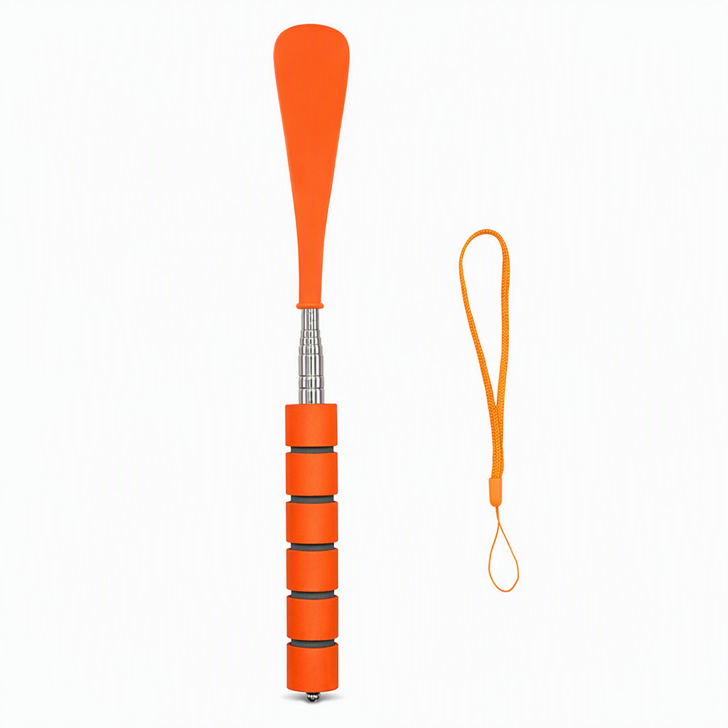 👟 50% DE RÉDUCTION! 🦯 Chausse-pied télescopique – Inox, long manche & pratique ✨