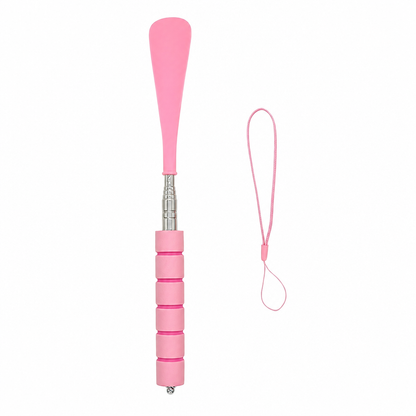 👟 50% DE RÉDUCTION! 🦯 Chausse-pied télescopique – Inox, long manche & pratique ✨