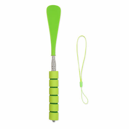 👟 50% DE RÉDUCTION! 🦯 Chausse-pied télescopique – Inox, long manche & pratique ✨