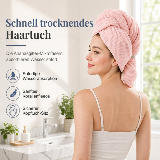 ✨ 50 % DE RÉDUCTION EN CE MOMENT ! !✨ Serviette en polaire couleur corail pour femmes