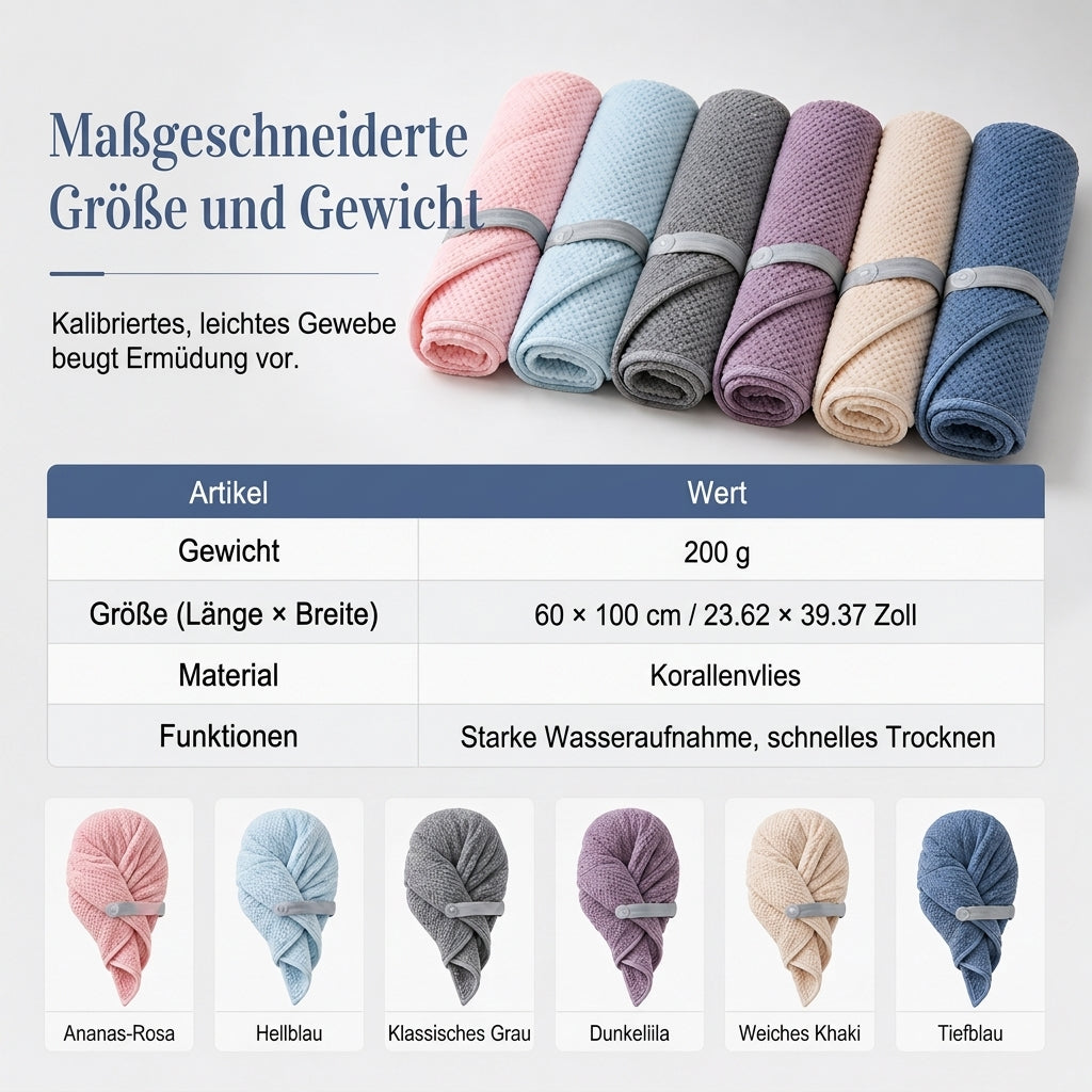 ✨ 50 % DE RÉDUCTION EN CE MOMENT ! !✨ Serviette en polaire couleur corail pour femmes