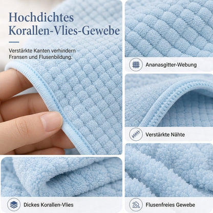 ✨ 50 % DE RÉDUCTION EN CE MOMENT ! !✨ Serviette en polaire couleur corail pour femmes