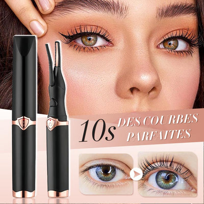 🔥👁️ Recourbe-cils chauffant électrique – Mini recourbe-cils portable rechargeable pour un relevé et une courbure longue durée 💕