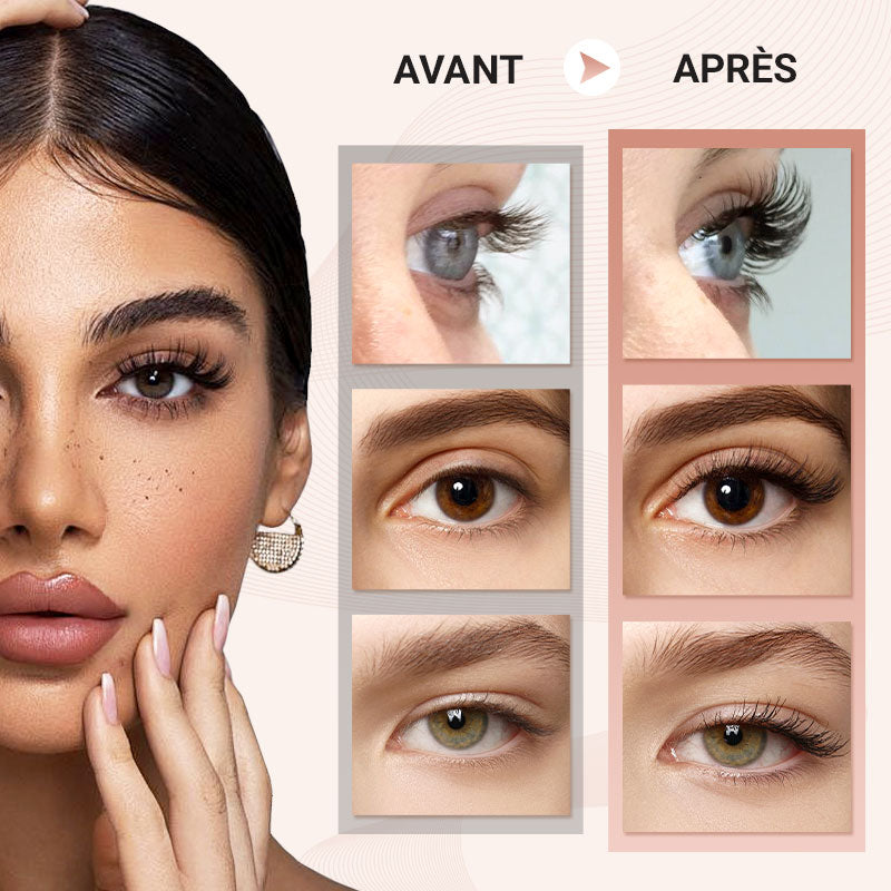 🔥👁️ Recourbe-cils chauffant électrique – Mini recourbe-cils portable rechargeable pour un relevé et une courbure longue durée 💕