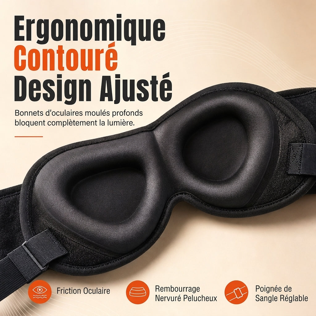 ✈️💤 Kit de Sommeil Suspendu pour Avion & Voyage – Maintien Cervical Anti-Affaissement, Masque 3D 100% Occultant & Repose-Bras Confort ✨