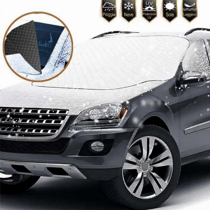 🚗☀️❄️ Protection du pare-brise contre le soleil et la neige – Universelle, qualité haut de gamme ✨