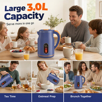 ☕️50 % DE RÉDUCTION♨️Bouilloire électrique avec contrôle intelligent de la température, maintient la température souhaitée💧