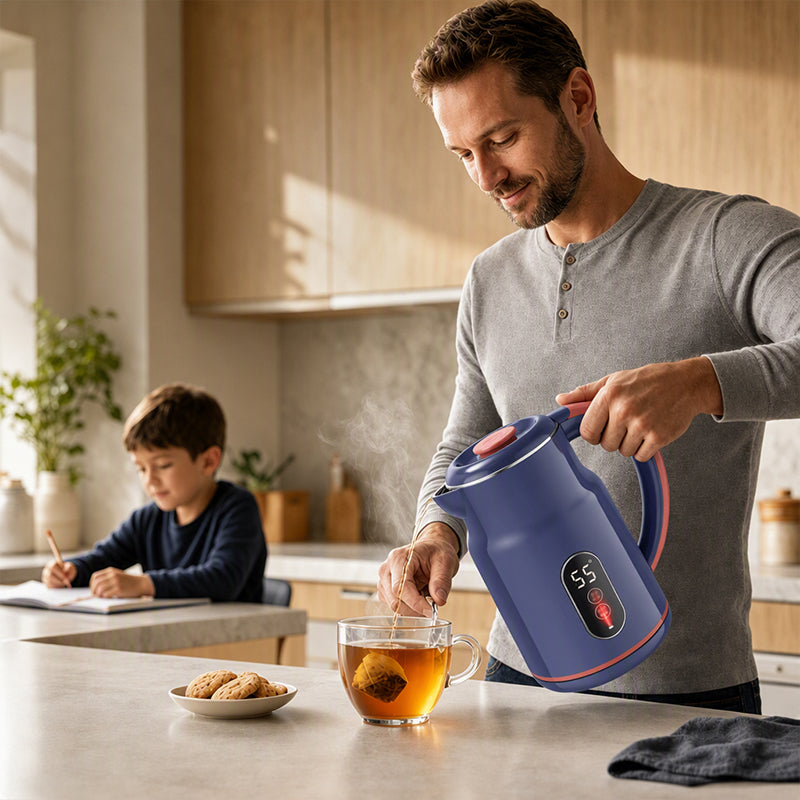 ☕️50 % DE RÉDUCTION♨️Bouilloire électrique avec contrôle intelligent de la température, maintient la température souhaitée💧