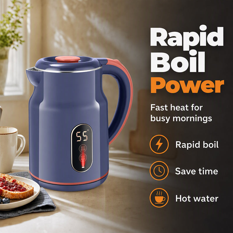 ☕️50 % DE RÉDUCTION♨️Bouilloire électrique avec contrôle intelligent de la température, maintient la température souhaitée💧