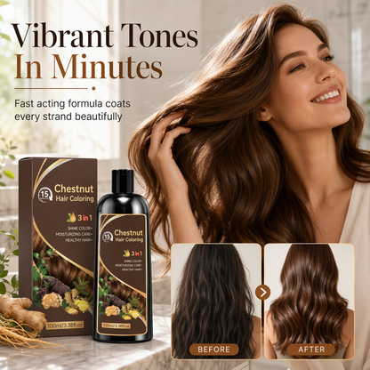 Shampoing colorant 3 en 1 aux herbes