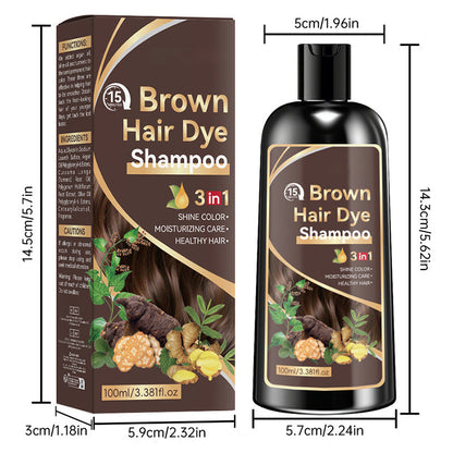 Shampoing colorant 3 en 1 aux herbes