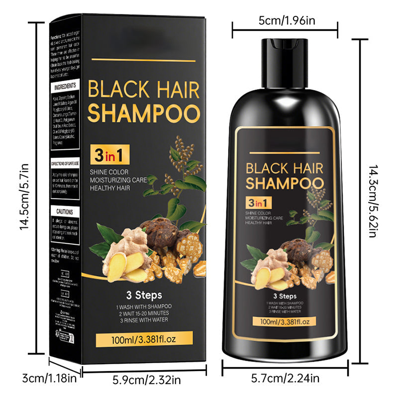 Shampoing colorant 3 en 1 aux herbes