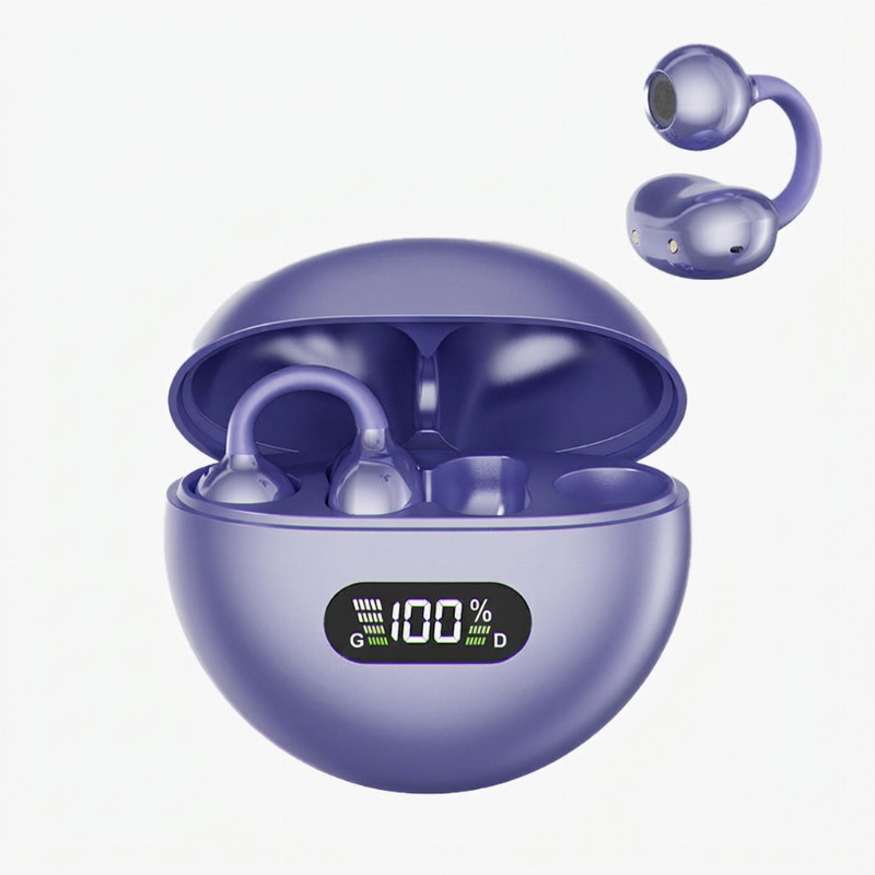 👂 Écouteurs Bluetooth à clip auriculaire ouvert – confort toute la journée, son immersif, limitation des fuites sonores, batterie de 8 à 10 heures, commande tactile. Sans douleur auditive ! 🔋