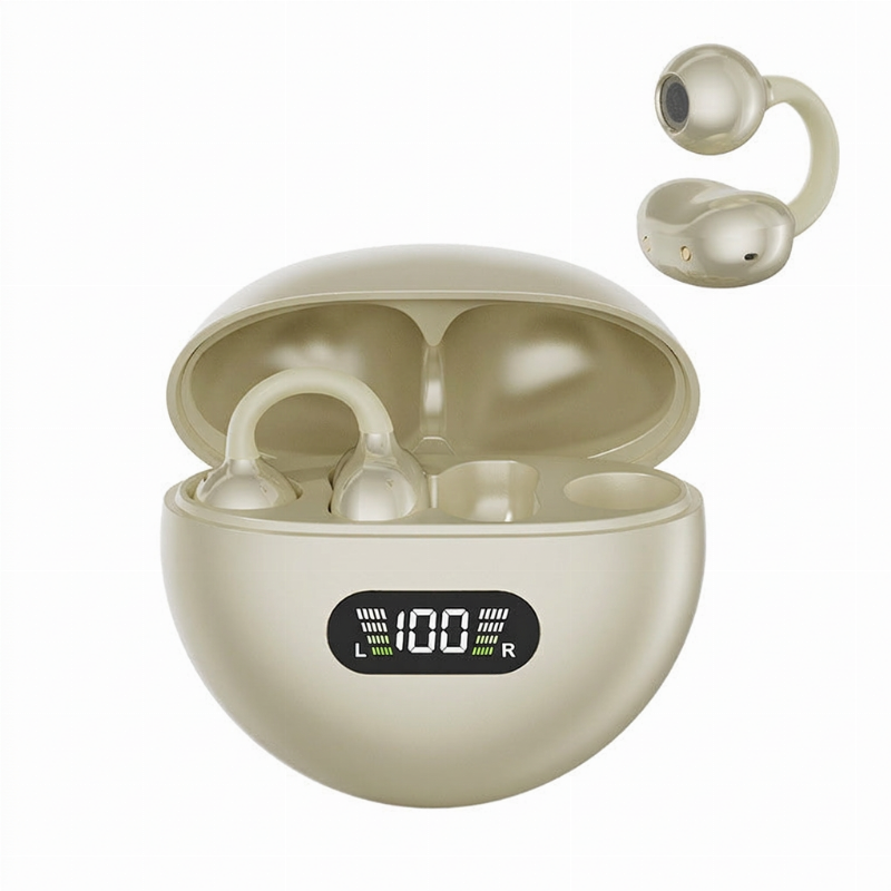 👂 Écouteurs Bluetooth à clip auriculaire ouvert – confort toute la journée, son immersif, limitation des fuites sonores, batterie de 8 à 10 heures, commande tactile. Sans douleur auditive ! 🔋