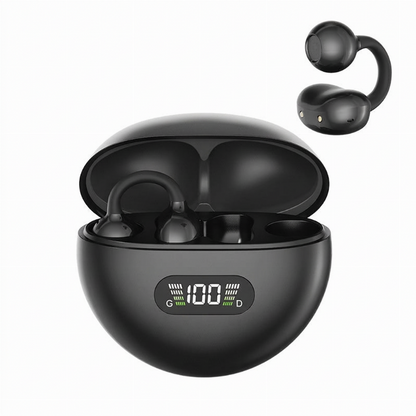 👂 Écouteurs Bluetooth à clip auriculaire ouvert – confort toute la journée, son immersif, limitation des fuites sonores, batterie de 8 à 10 heures, commande tactile. Sans douleur auditive ! 🔋
