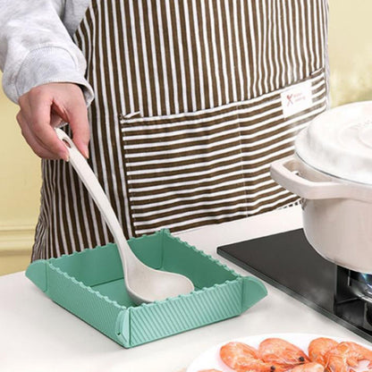 📢📢50 % DE RÉDUCTION !! ⏰Dessous-de-plat magnétique en silicone 🍳🧲 | Dessous-de-plat pliable et petit plateau de cuisine